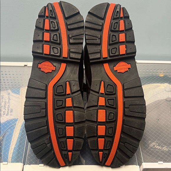 Harley-Davidson Lace Up Men's Size 9 Black  Steel Toe Boots - Picture 12 of 13